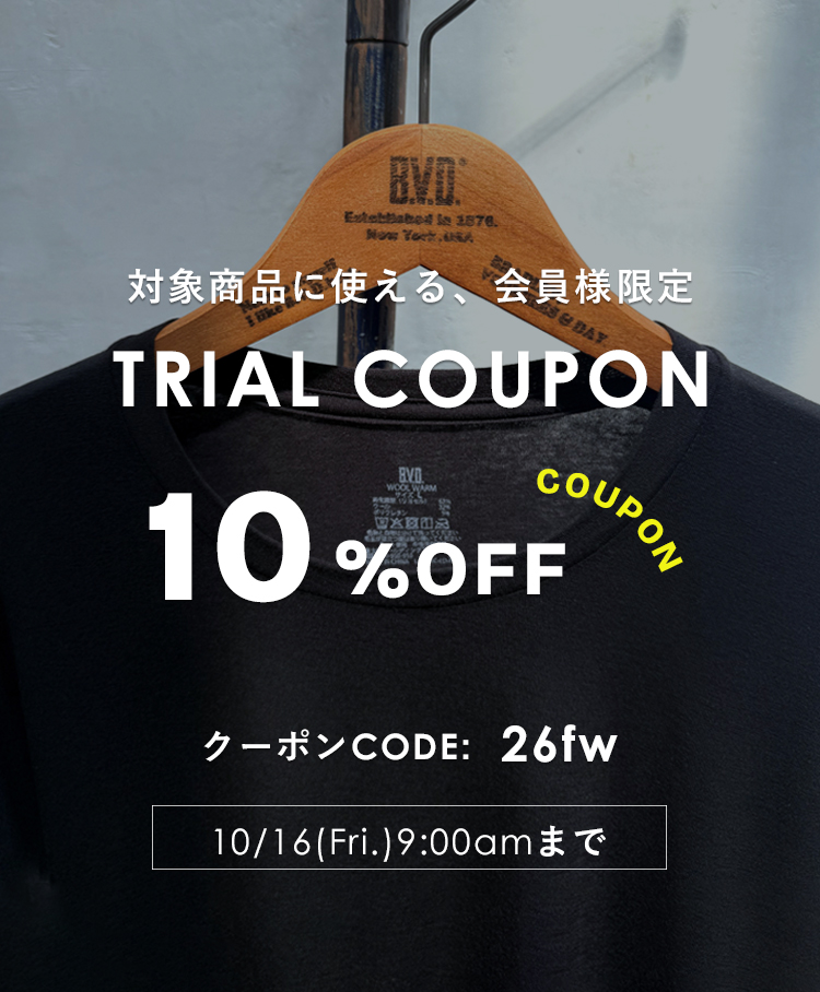 10%OFFクーポン