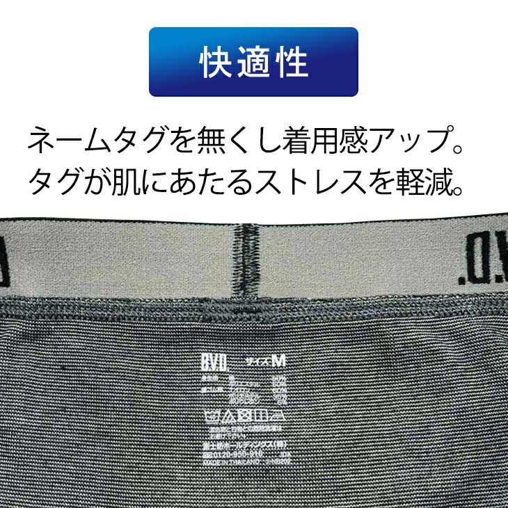 BVD BASIC STYLE 吸水速乾 ボクサーパンツ 2枚組 M/L/LL NB202-2P