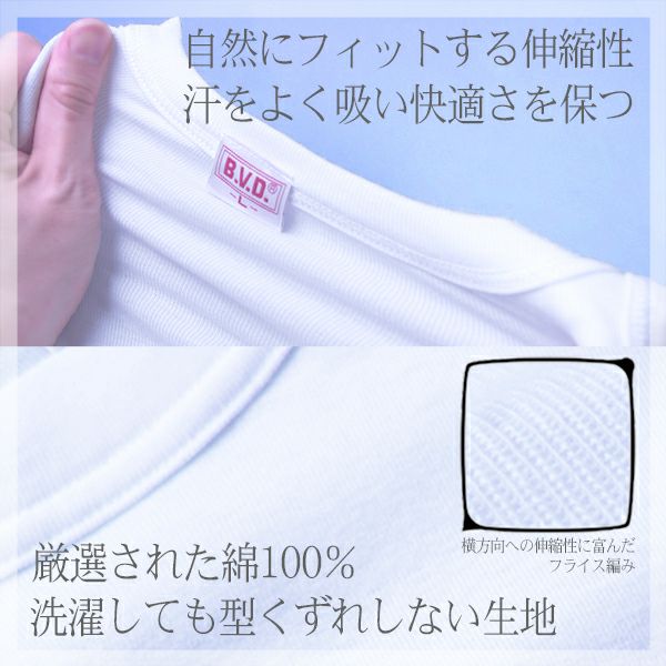 B.V.D.GOLD 天ゴムスタンダードブリーフ 2枚セット(6L)G012-2P-6L