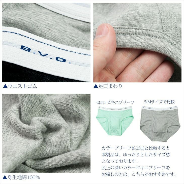１０点「B.V.D. 天ゴム スタンダードブリーフ Lサイズ」 B.V.D.GOLD 天ゴムスタンダード カラーブリーフ 2枚セット( LL)G042-2P