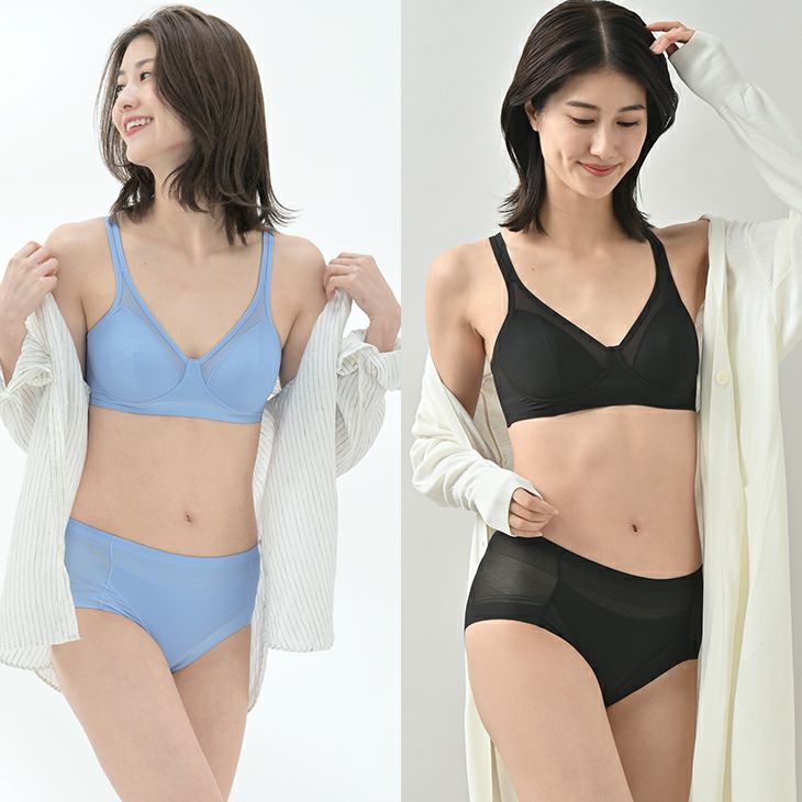 BVD 涼ブラ 軽い ムレにくい ハーフトップ 涼しいブラ (3L/4L/5L) A～E