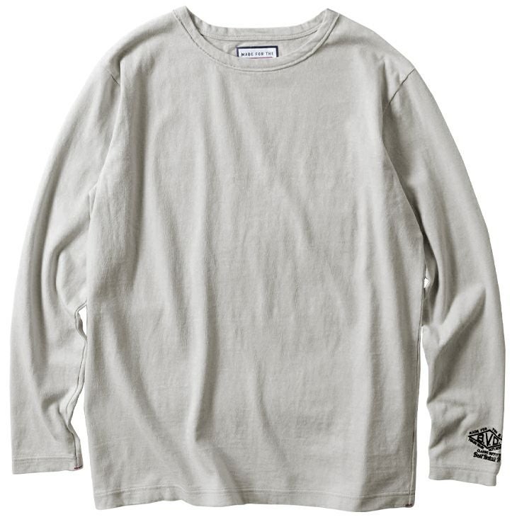 日本製】ヘビーウエイト 綿100％ クルーネックロングスリーブTシャツ 