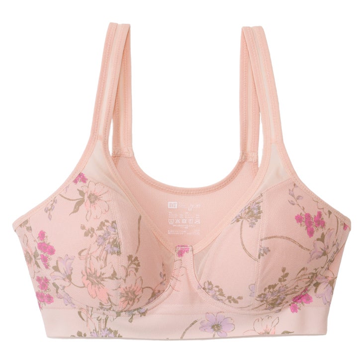 涼ブラ　プリントハーフトップ