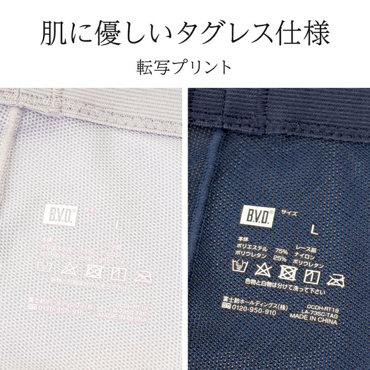 BVD 涼パンレース ハイカットビキニ （M/L/LL） RT194 | フジボウ