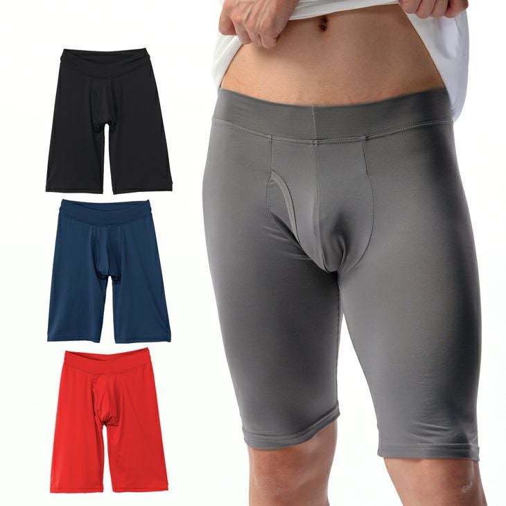 WEB限定 BVD ベルトレスロングボクサー 前開き (M/L/LL) RT370