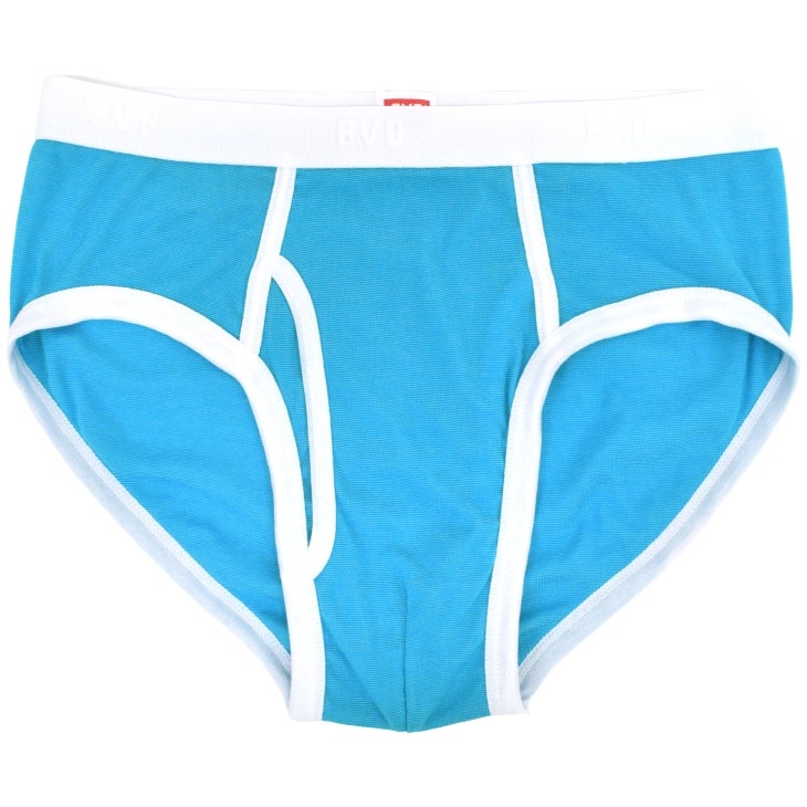 単品】B.V.D. 吸水速乾 パイピング ビキニブリーフ 前開き （M/L/LL