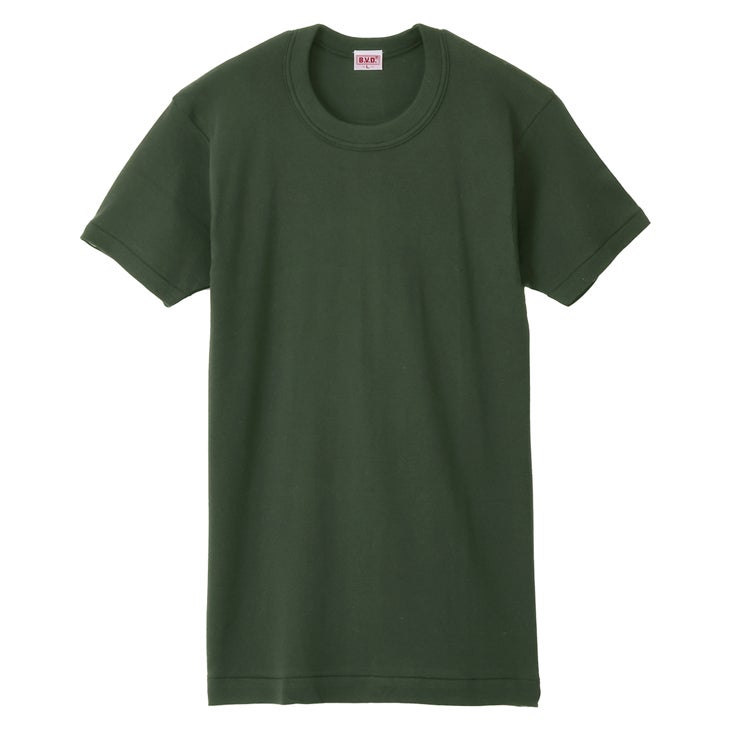 B.V.D.GOLD 限定COLOR 丸首半袖Tシャツ TOUGH NECK 綿100％ （M/L/LL