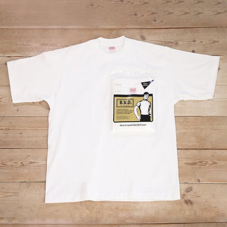 150周年企画】HEAVY WEIGHT ボースンネックTシャツ 綿100％(M/L/XL
