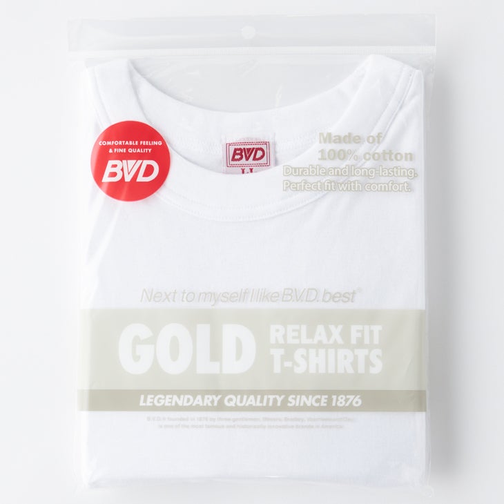 GOLD RELAX FIT COLOR T-SHIRTS 後染め 3カラー (M/L/LL) GV113