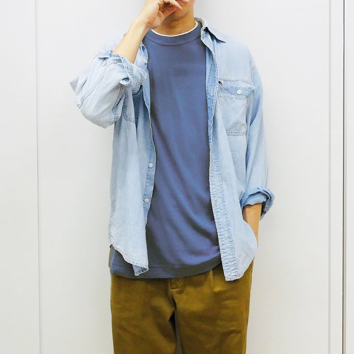 GOLD RELAX FIT COLOR T-SHIRTS 後染め 3カラー (M/L/LL) GV113