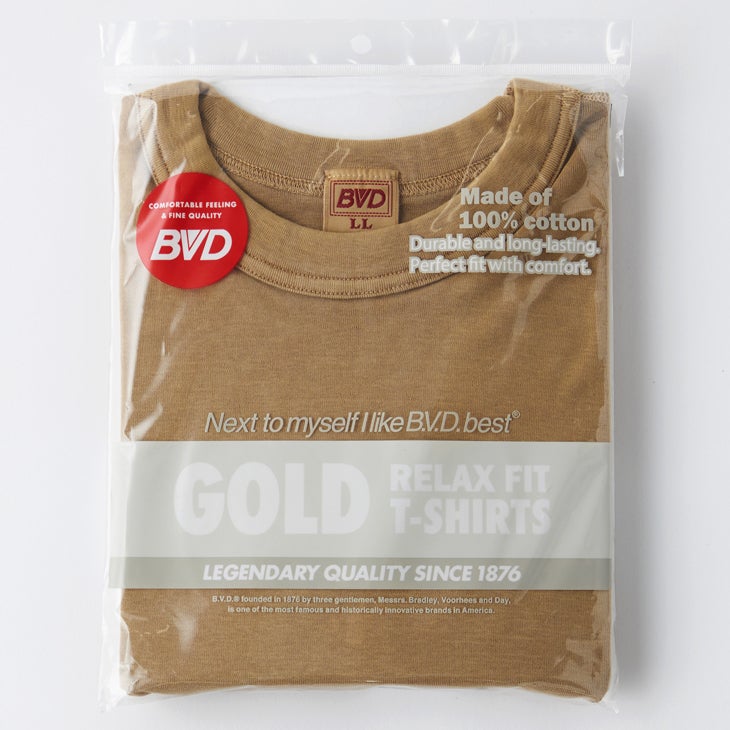 GOLD RELAX FIT COLOR T-SHIRTS 後染め 3カラー (M/L/LL) GV113
